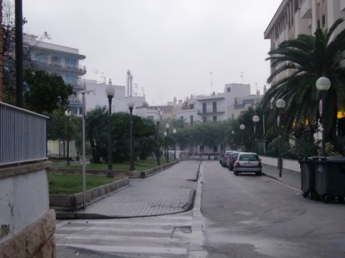 Este era el aspecto de Sitges a primera hora de la mañana.