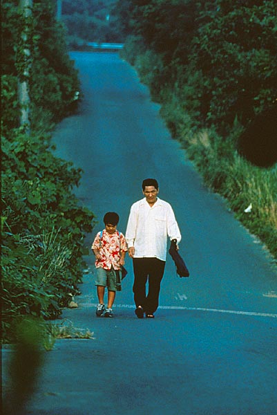 Los protagonistas en su particular 'road movie'.