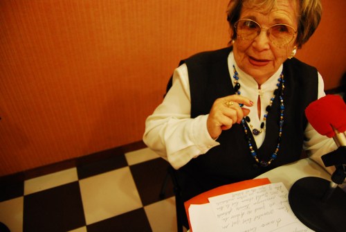 Una abuela de armas tomar.