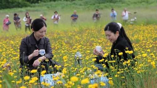Picnic con orquesta metafísica y metafórica de fondo.