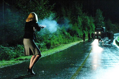 La protagonista, de armas tomar.